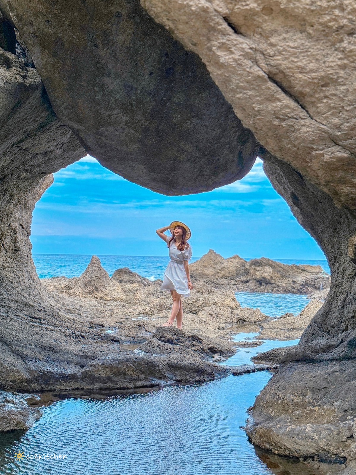 台東秘境景點「金樽陸連島貓洞」天然的貓咪海蝕洞!台灣唯一正在形成的陸連島,東海岸熱門IG打卡景點。 - 第18張圖