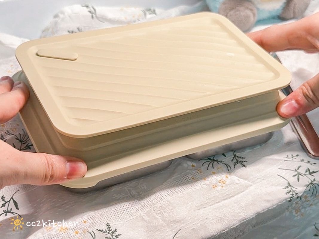 【團購好物開箱】LiFE RiCH富川創造 𝘿𝙤𝙪𝙗𝙡𝙚 𝘽𝙤𝙭可微波不鏽鋼便當盒，一盒多用可蒸、煮、煎、炸、烤～自煮神器、自帶料理的好夥伴！