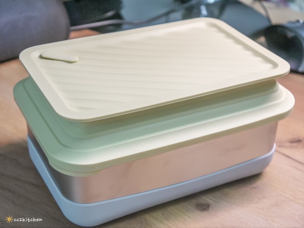 【團購好物開箱】LiFE RiCH富川創造 𝘿𝙤𝙪𝙗𝙡𝙚 𝘽𝙤𝙭可微波不鏽鋼便當盒，一盒多用可蒸、煮、煎、炸、烤～自煮神器、自帶料理的好夥伴！