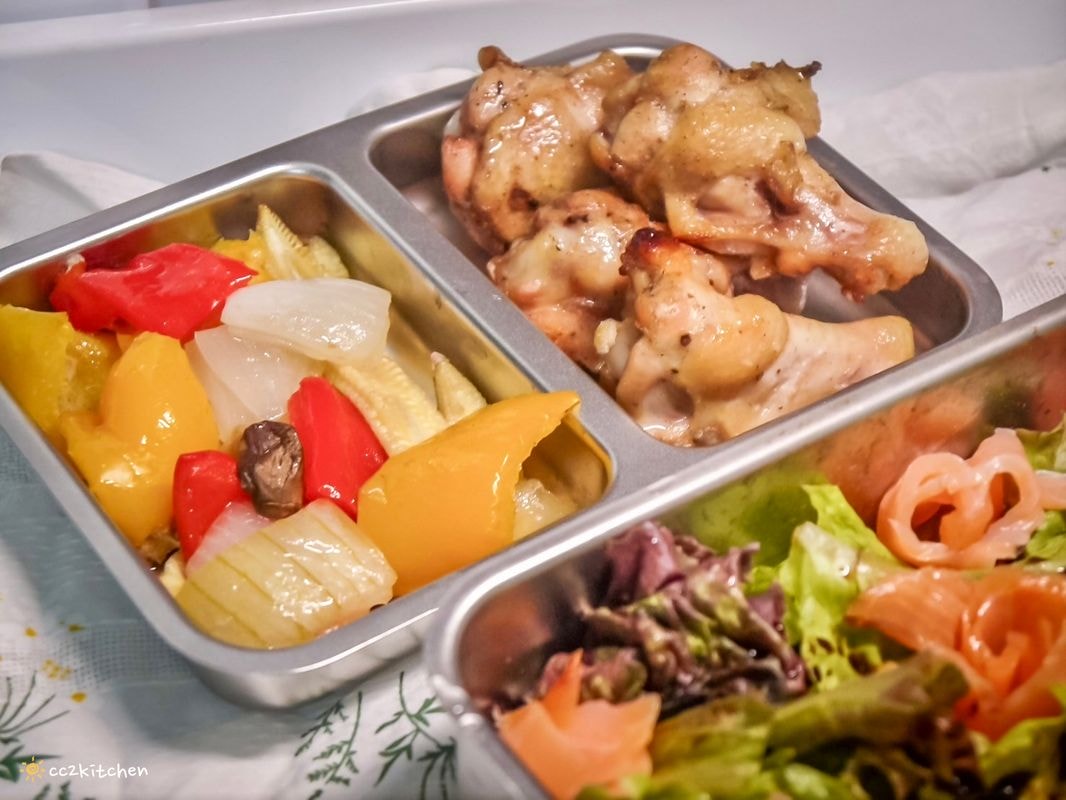 【團購好物開箱】LiFE RiCH富川創造 𝘿𝙤𝙪𝙗𝙡𝙚 𝘽𝙤𝙭可微波不鏽鋼便當盒，一盒多用可蒸、煮、煎、炸、烤～自煮神器、自帶料理的好夥伴！