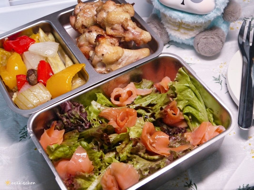 【團購好物開箱】LiFE RiCH富川創造 𝘿𝙤𝙪𝙗𝙡𝙚 𝘽𝙤𝙭可微波不鏽鋼便當盒，一盒多用可蒸、煮、煎、炸、烤～自煮神器、自帶料理的好夥伴！