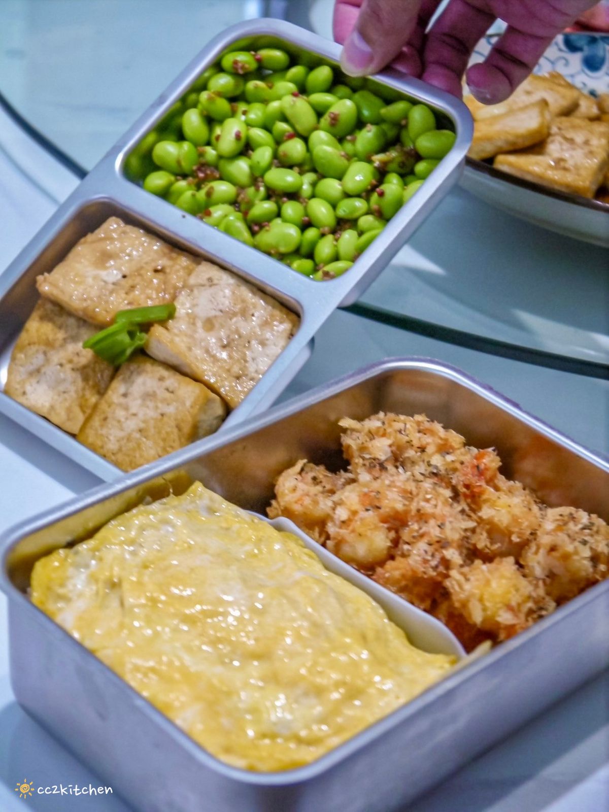 【團購好物開箱】LiFE RiCH富川創造 𝘿𝙤𝙪𝙗𝙡𝙚 𝘽𝙤𝙭可微波不鏽鋼便當盒，一盒多用可蒸、煮、煎、炸、烤～自煮神器、自帶料理的好夥伴！