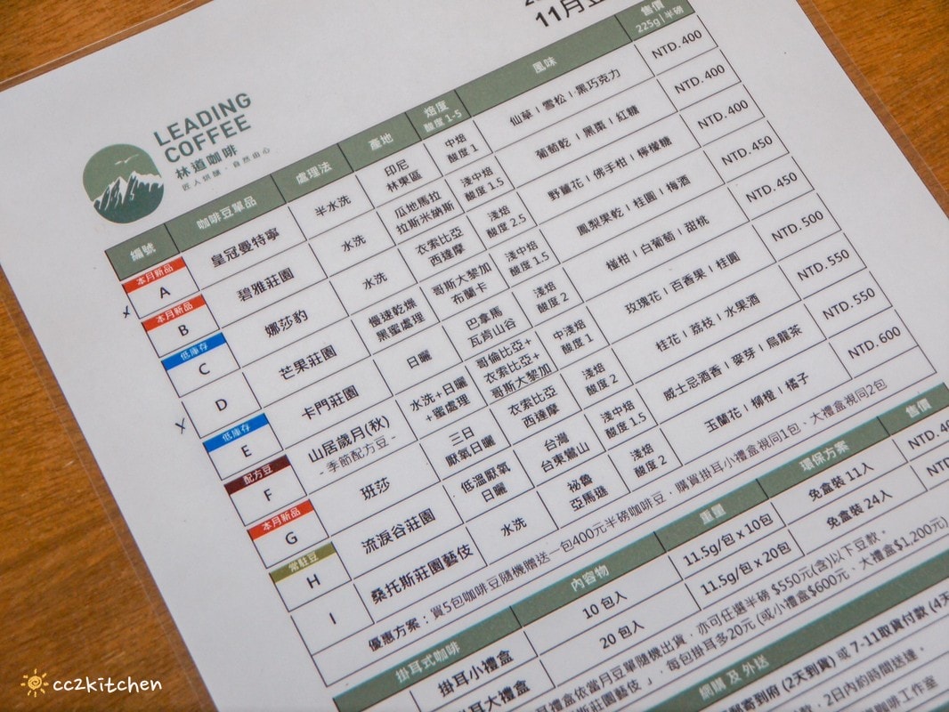 台東「林道咖啡烘豆工作室 LEADING COFFEE」知本山上的秘境咖啡廳!販售自家烘焙各國莊園精品咖啡豆及咖啡掛耳包,點一杯咖啡,眺望太平洋、縱覽台東平原自然美景。 - 第18張圖