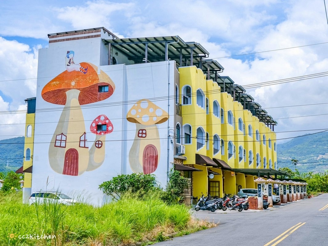 台東知本平價住宿「夏草行旅Summer Grass」,Google評論滿分的童話風質感民宿!鄰近知本火車站,泡麵、零食、飲料、咖啡通通吃到飽~包棟麻將、桌遊任意玩! - 第4張圖