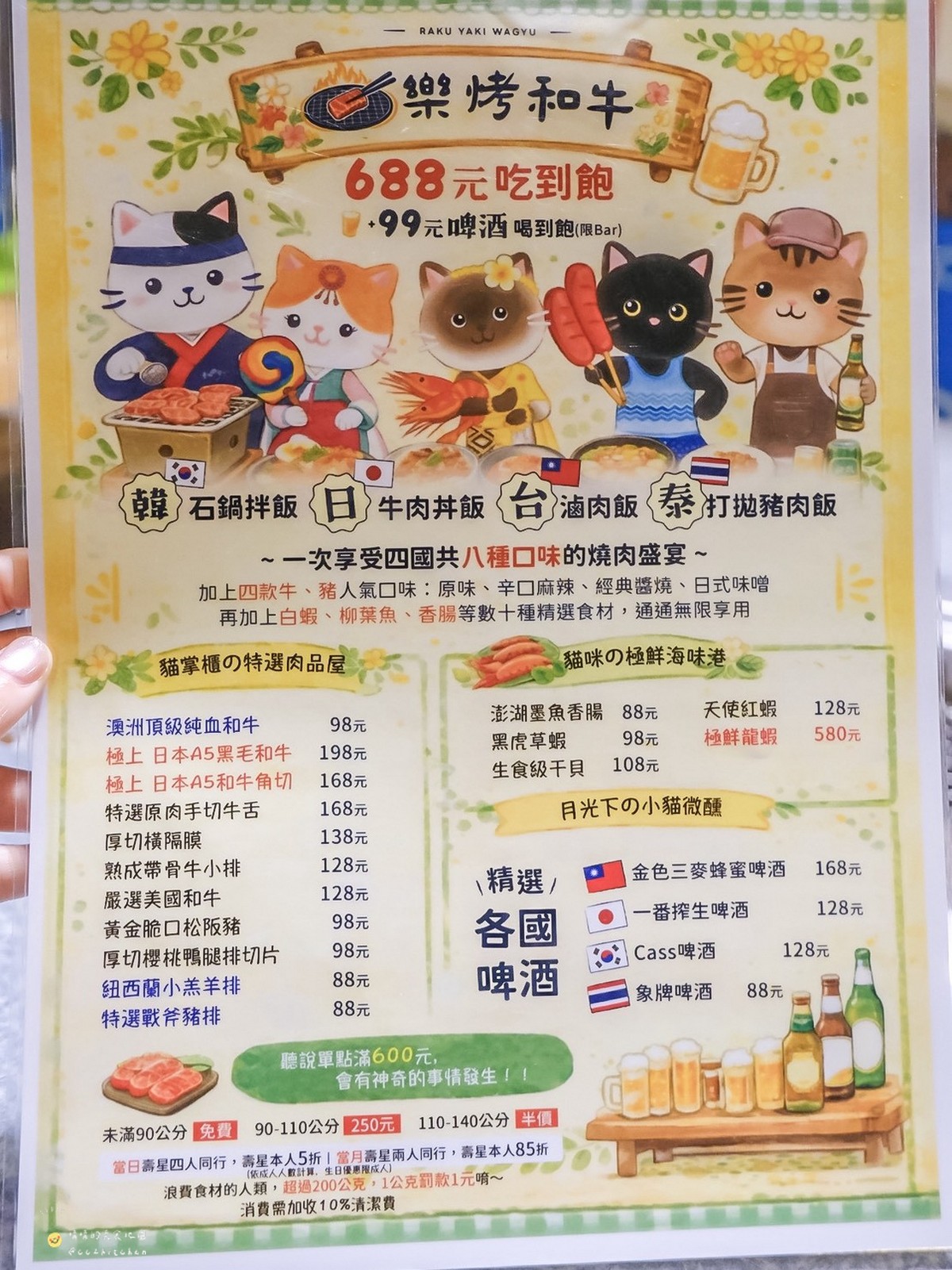 台東火烤兩吃新選擇！「樂烤和牛」688元燒肉吃到飽，超過50種品項無限供應，四國特色燒肉一次滿足～
